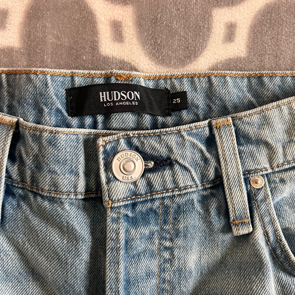 Hudson Embroidered Jeans